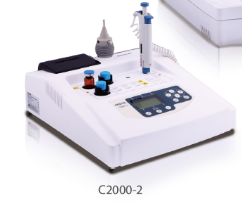 普利生c2000-2 半自动双通道血凝仪