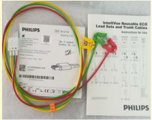 飞利浦 原装进口 机器端圆头12针 三导联主线 心电图机导联...