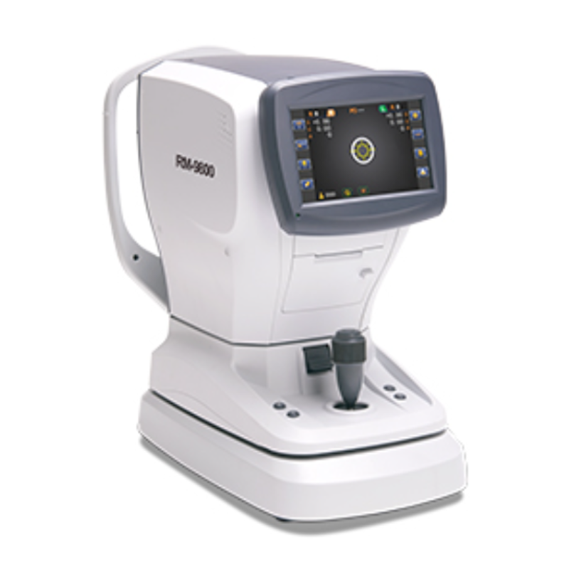 天乐RM-9800电脑验光仪测量患者的球镜柱镜轴位瞳距和角膜...