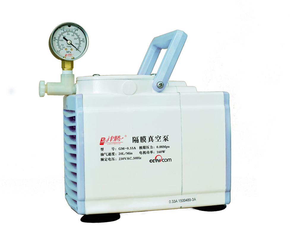 天津津腾GM-0.33A无油隔膜真空泵 压力可调 负压型