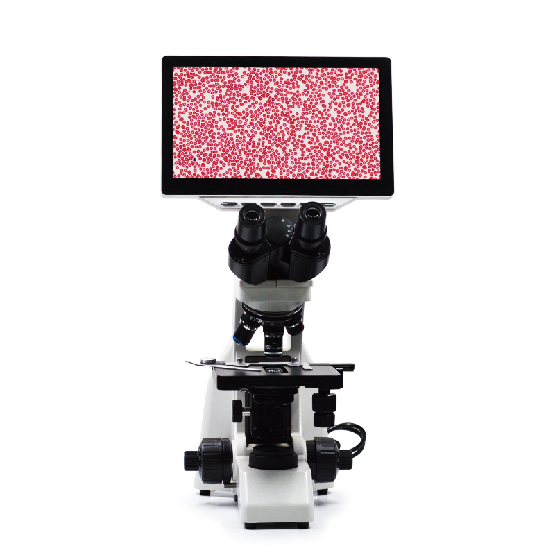 微尔度无限远生物显微镜内置高清数码相机生物细菌医学专用一体机