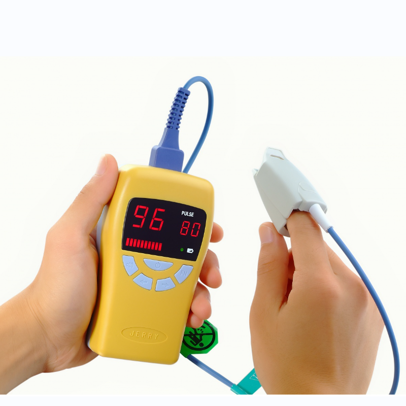 洁瑞医疗JERRY-II(AA)脉搏强度显示低电量提示声光双...