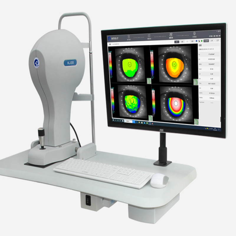康捷兰玲KJ30角膜地形图仪通过非接触方式测量人眼角膜表面形...