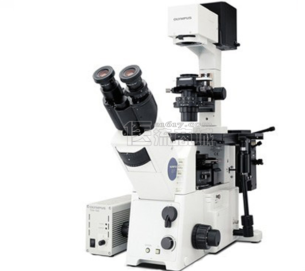 奥林巴斯 IX71-F22FL/PH荧光倒置显微镜  三目 100-400X