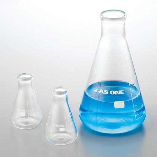 烧瓶类ASONE三角烧瓶（带参考刻度）FLASK GLASS...