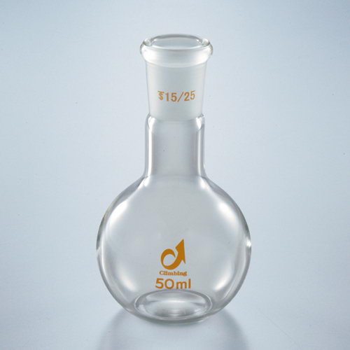 烧瓶类磨口短颈平底烧瓶FLASK GLASS共通摺合短首平底...