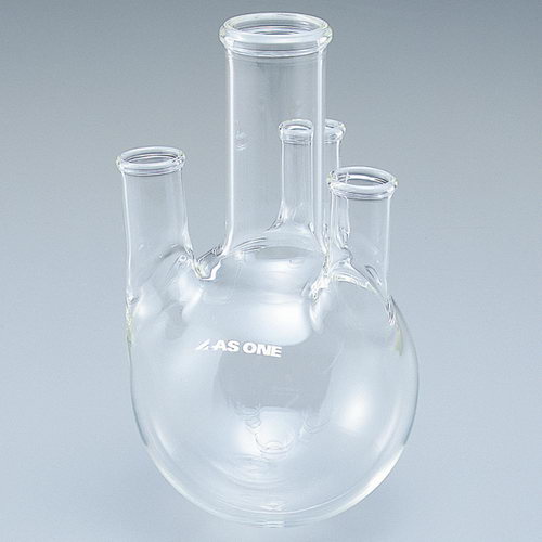 烧瓶类四口颈玻璃烧瓶FLASK GLASS四つ口ガラスフラス...