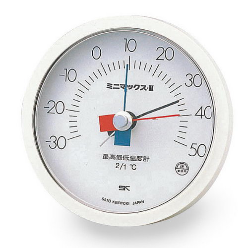 小型温度计高低温度计THERMOMETERミニマックス02